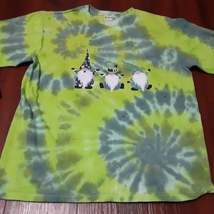 Youth xlarge tie dye St Patrick's Day shirt